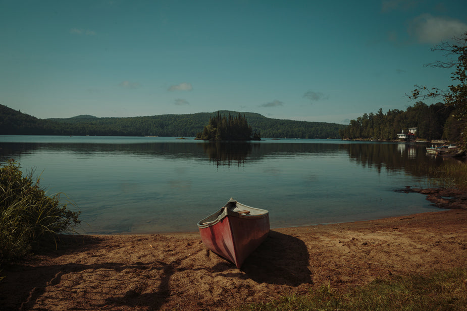 Boat on a lake